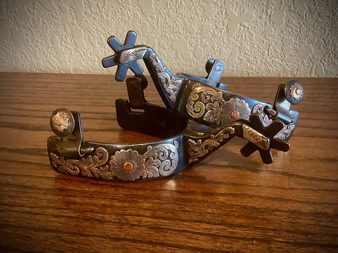 SP214 Floral and Scroll Spur