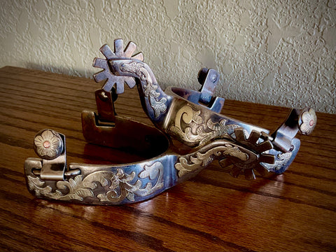 SP215 Floral and Scroll Spur