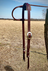 HS0434 3/4" One Ear Doubled & Stitched