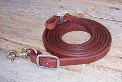 FLR58 5/8" Flat Roper Rein