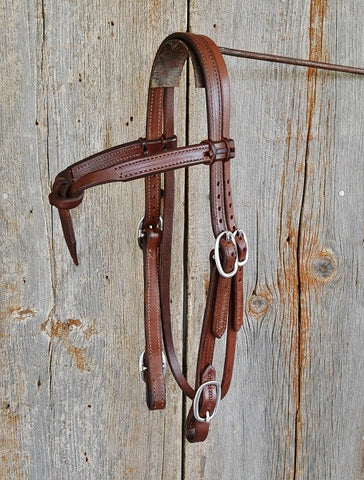 HS2034X Knotted Brow Double Buckle