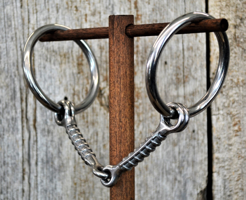DC O-Ring Locked Weighted Snaffle – Kerry Kelley Bits & Spurs