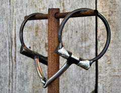 BT105 Engraved Dee Ring Snaffle Bit
