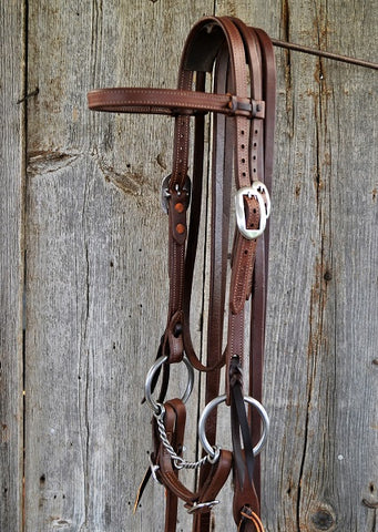 FR205 Bridle with Twisted Snaffle