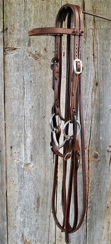 FR206 Bridle with Square Snaffle