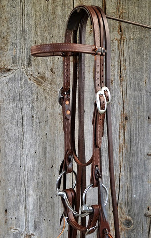 FR208 Bridle with Smooth Snaffle